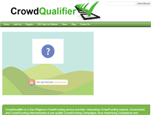 Tablet Screenshot of crowdqualifier.com